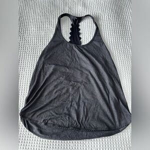 lululemon athletica Dark Gray Racerback Tank Top